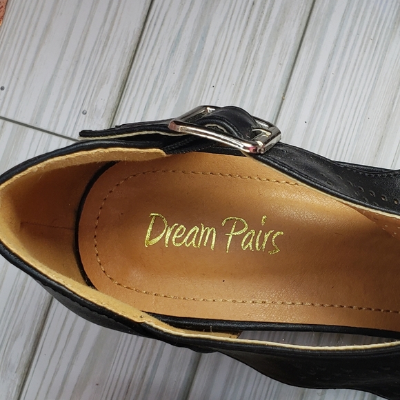 Dream Pairs black open-toed heels size 9½ NWOT (sw107) - Picture 6 of 9